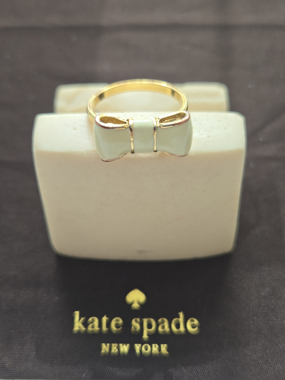 Kate Spade Take A Bow Cream Ring